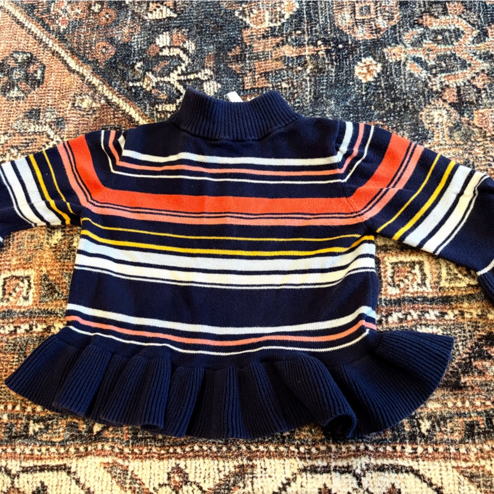 Janie and Jack Multicolor Striped Sweater 3T